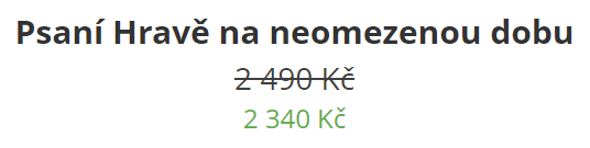 Psanihrave neomezene s promokodem